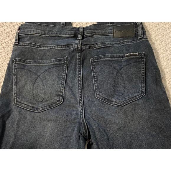 Calvin Klein Women's High Rise Skinny Ankle Length Jeans Size 29 Black/gray NWT - Picture 5 of 8